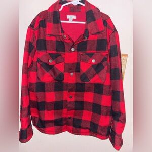 Dip Apparel, size 8/10, Red and Black plaid